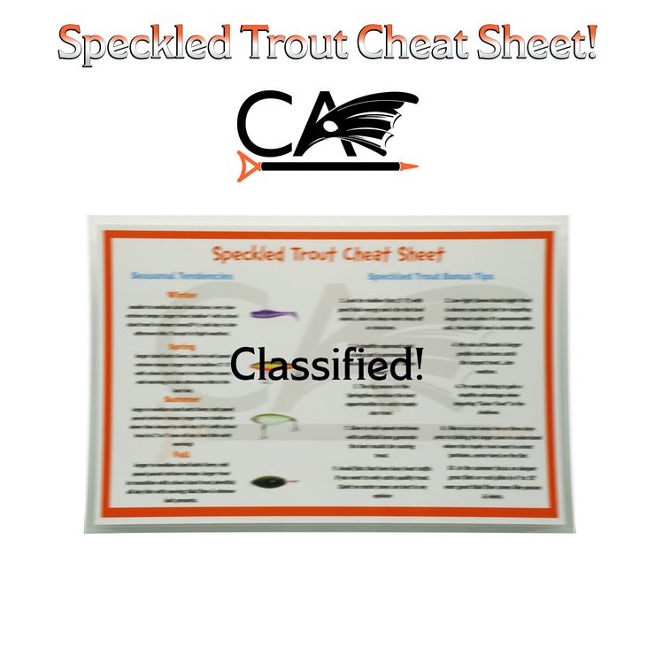 C.A. Speckled Trout Cheat Sheet